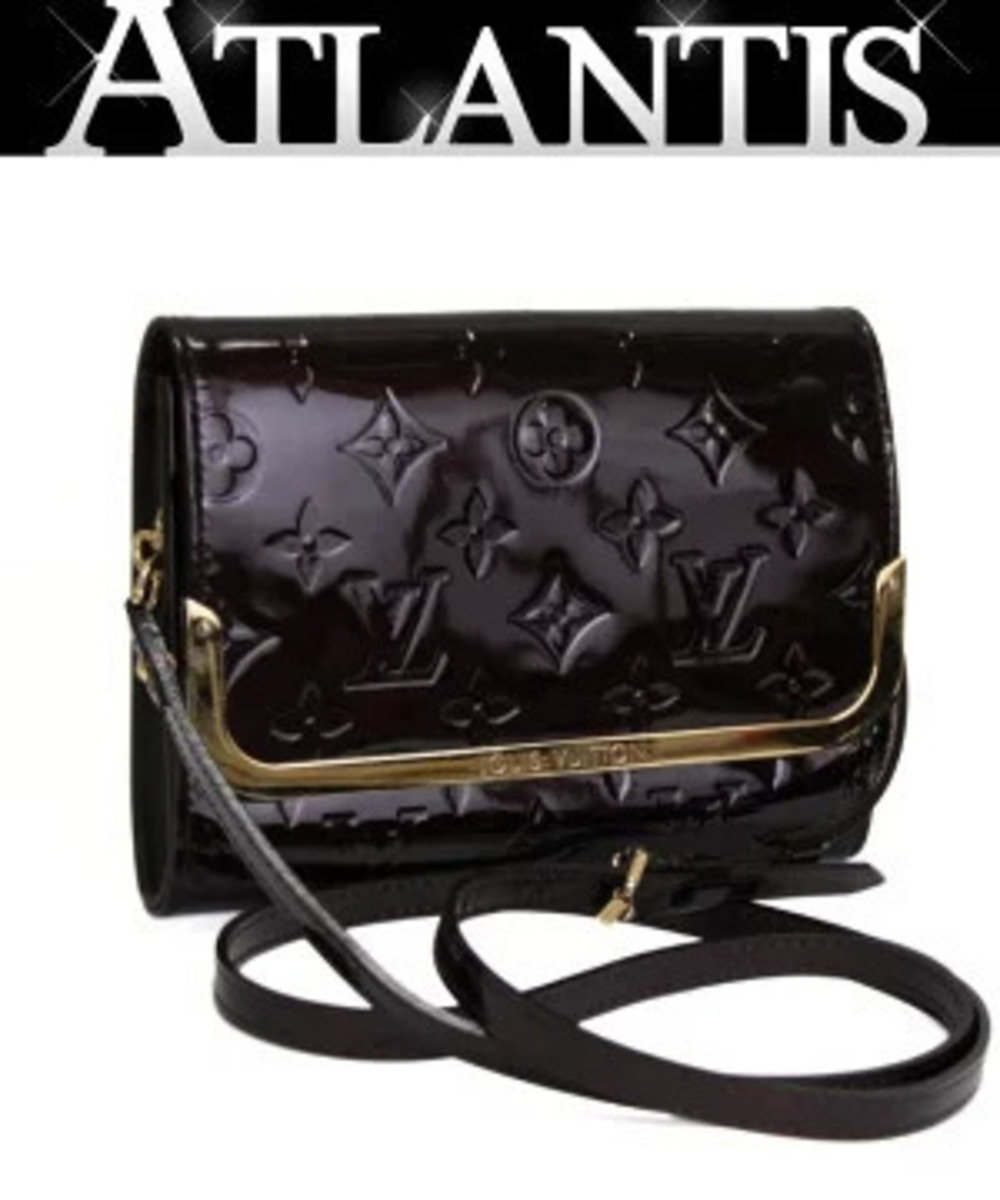 Louis Vuitton Rossmore shoulder bag wallet Vernis Amarante Purple